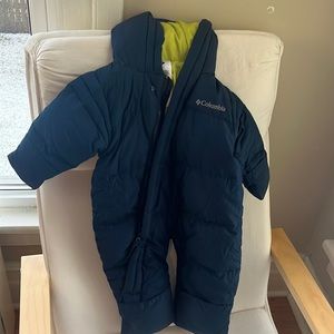 Columbia snuggly bunny down snowsuit